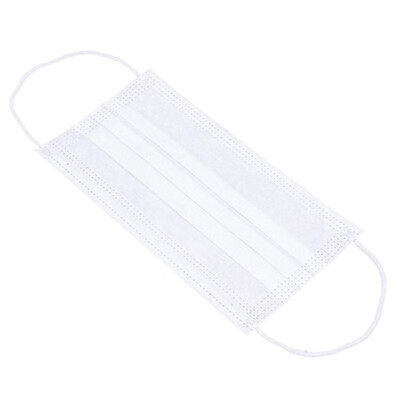 

50pcspack Disposable Face Mask Non-Woven 3-Layer Medical Respirator Earloop Activated Carbon Anti-Dust Face Surgical Masks