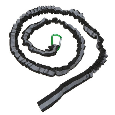 

Outdoor Fishing Reflective Kayak Paddle Leash Elastic Cord Rope with Carabiner