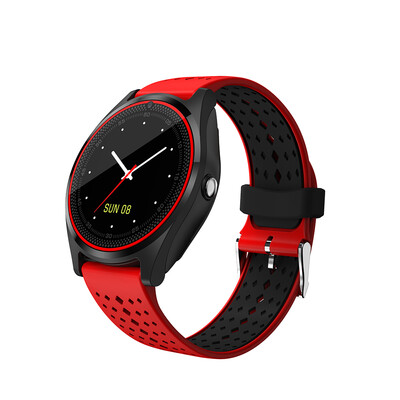 

Multi-functional V9 Smart Watch BT Smartwatch 122" Touchscreen IPS Display with Camera Built-in SIM Card & TF Card Slot Wristwatc