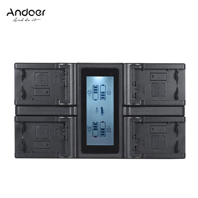 

Andoer NP-FZ100 4-Channel LCD Camera Battery Charger for Sony A7III A9 A7RIII A7SIII with DC Car Charger