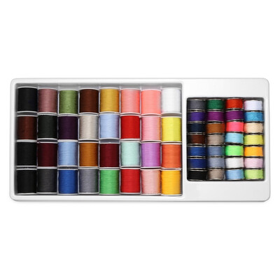 

60pcs Assorted Colors Sewing Thread Spools Storage Organizer Holder