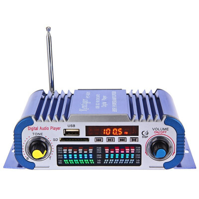 

HY601 Hi-Fi 12V Digital Auto Car Stereo Power Amplifier Sound Mode LED Audio Music Player Support USB MP3 DVD SD FM