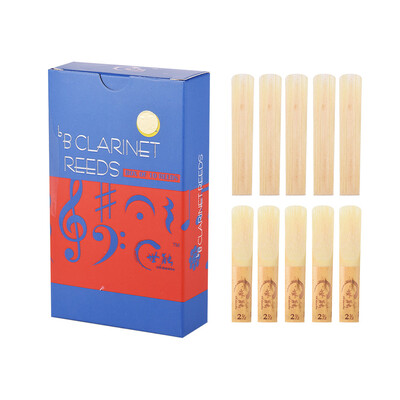 

Professional Level Bb Clarinet Reeds Strength 30 for Clarinet Players 10pcs Box