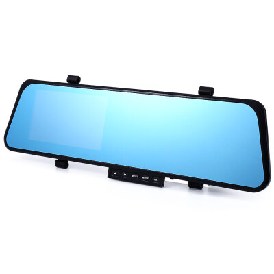 

HD 43 inch LCD Dual Lens Car Video Dash Cam Recorder 3 in 1 Rearview Mirror Front Vehicle DVR Rear View Camera
