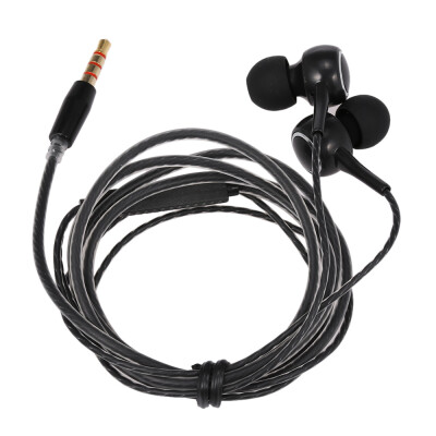 

35mm Wired Headphone In-Ear Headset Stereo Music Earphone Earpiece In-line Control Hands-free with Microphone for Smartphones Tab