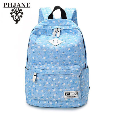 

PHJANE Lightweight Canvas Travel School Backpack for Women Girls Teens Kids