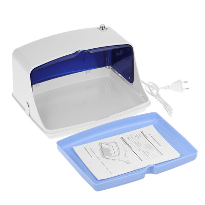 

Portable UV Sterilizer Cabinet Disinfection Clean Tool Nail Art Equipment Tray Temperature Sterilizer Tool 220V EU Plug _ V5