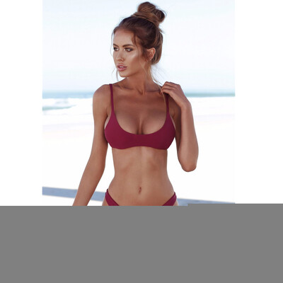 

New Sexy Women Bikini Set Swimsuit Push Up Padded Bra High Cut Bottoms Swimwear Bathing Suits