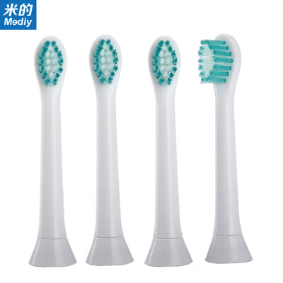 

Mediy electric toothbrush head standard 4 sticks sensitive care type mini models for Philips electric toothbrush HX3HX6HX9 opening model -HX05