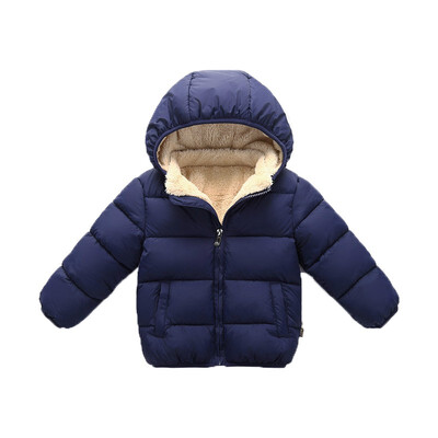 

Girl Jackets Girls Outerwear Coats Long Sleeve Solid Thick Kids Baby Boy Down Parkas Cotton Warm Children Clothing