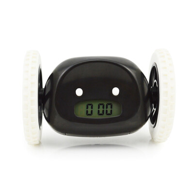 

Fashion Innovative Alarm Clock LED Digital Snooze Alarm with 2 Running Wheels