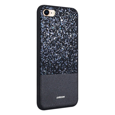

For iPhone 8 & 7 PC TPU PU JOYROOM Bravery Series Business Fashion Glitter Powder Protective Back Cover Case For iPhone 8