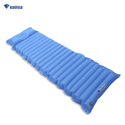 

Bluefield Inflatable Outdoor Camping Sleeping Air Mattress Mat Pad Bed with Attached Pillows