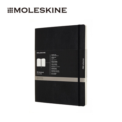 

MOLESKINE notebook business office stationery meeting notebook PRO professional soft surface plus large horizontal hand account black 0831