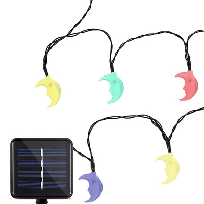 

SS - 21 Solar Powered Waterproof 20 LEDs Lovely Moon String Lamp Home Yard Christmas Decoration