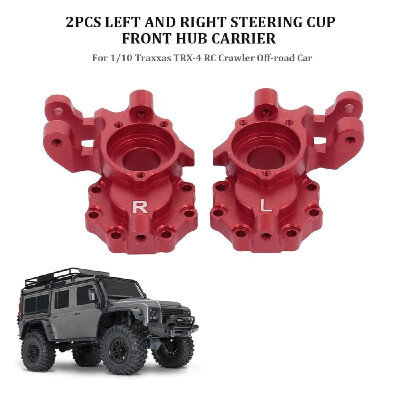 

2pcs Left&Right Steering Cup Front Hub Carrier for 110 Traxxas TRX-4 RC Crawler Off-road Car