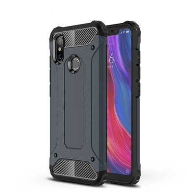 

Goowiiz Phone Case For Xiaomi Mi Poco F1 King Kong Armor Fashion Bumper PC TPU Prevent falling
