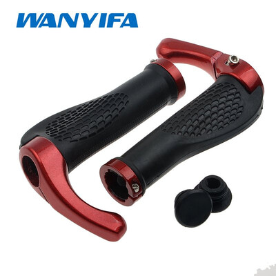 

Bicycle Bike MTB Components Bar ends Handlebars Rubber Grips Aluminum Handle bar Ergonomic Push On Soft Grips 5 colors