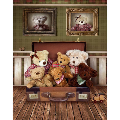 

Eight Bears Photo Backdrop 57FT Vinyl Fabric Cloth Digital Printing Photo Background s-2223
