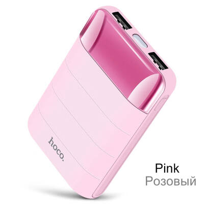 

HOCO Power Bank 10000mAh Mini Dual USB LED Display Polymer External Battery Portable Charger Powerbank For iphone Xiaomi