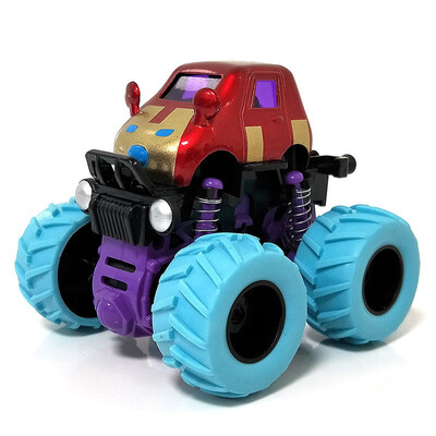 

Hot Sale Car Toy Cartoon Graffiti Car Model of Bigfoot Alloy Vehicle with Return Inertia for Children Gift