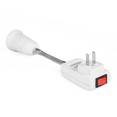 

AC 100 - 240V E27 Flexible Lamp Holder Extension Adapter Bulb Socket Base