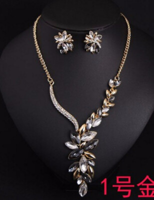 

new nice America brand temperament gem brief paragraph clavicle necklace dinner set female high-grade fashion accessories