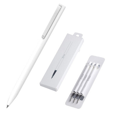 

Xiaomi Mijia Pen with 05mm Swiss Refill 143mm Rolling Roller Ball Mi Xiomi Sign Signing Ballpoint Black Ink