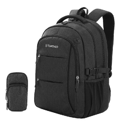 

TOMSHOO Travel Backpack Business Anti Theft Shockproof Laptop Backpack with Cell Phone Pocket for Men Women Breathable College