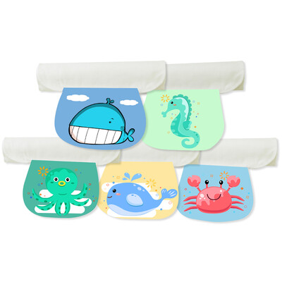 

Tida baby sweat towel childrens pad sling baby sweat towel 6 layers increase gauze 5 large size suitable for 2-4 years old