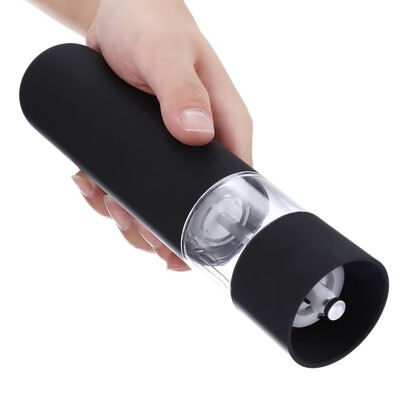 

Electric Salt Pepper Herb Mill Grinder with LED Light This is a Pepper Salt Grinder with Adjustable Fineness Making Spice Dispensi