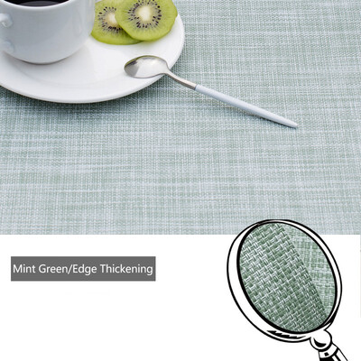 

NeillieN environmentally friendly PVC woven mat Hotel Western dish mat bowl mat heat insulation mat water wash quick dry mat