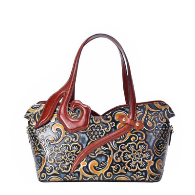 

SUWERER 2019 New women Genuine Leather bag Embossing large capacity handbags luxury handbags women bags designer women famous bra
