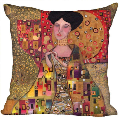 

Gustav Klimt Hot Sale Pillow Case High Quality New Years Pillowcase Decorative Pillow Cover For Wedding Decorative Christmas 35x35CM 35x35CM 35x35CM