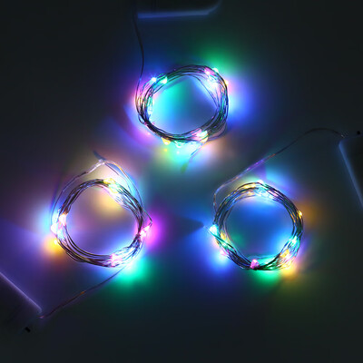 

3pcs 2M 20 LEDs Mini String Light CR2032 Battery Waterproof Decorative Lamp