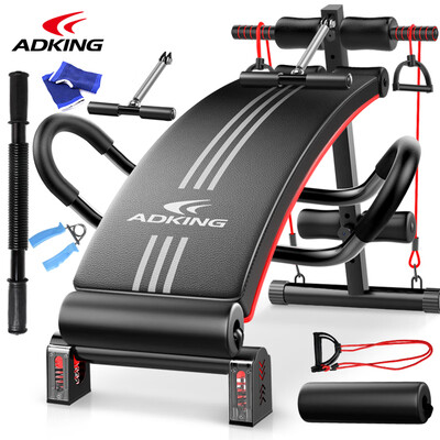

ADKING supine board sit-ups fitness equipment abdominal muscle training abdomen machine home sports weight loss board large armrest AJ17703