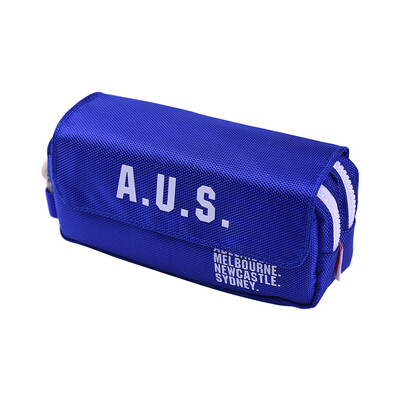 

Large Capacity Pencil Cases Canvas Pen Pouch Durable Stationary Organizer Bag with Double Zippers for Pens Pencils Highlighters Ma