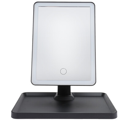 

Rotation Intelligent LED Light Makeup Mirror with Rectangular Stand