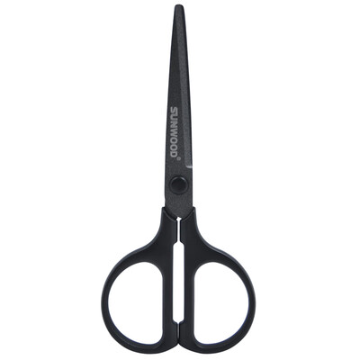 

Sanmu SUNWOOD 156mm Teflon anti-stick rust household office scissors 91931 black