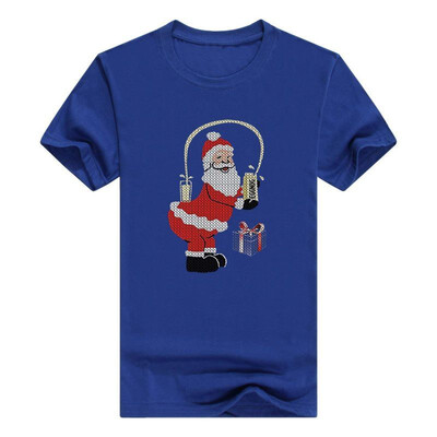

Eggnog Santa Sweatshirt Eggnog Sweater Ugly Mens T-Shirt Broadcloth Shirt