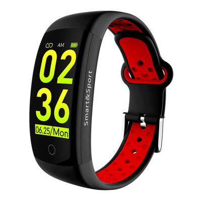 

Cavour Q6S Smart Bracelet Color 3D dynamic Blood Pressure Heart Rate Monitor Smartband Wristband Waterproof Sports Fitness Watch