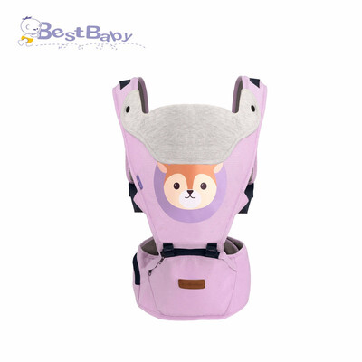 

Baby Carrier with Adjustable Hip SeatBaby Wrap Carrier with Hood Soft & Breathable Baby Carriers Backpack