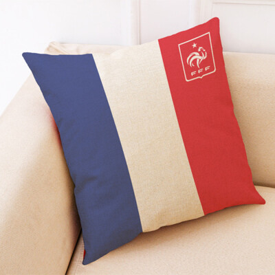 

The 2018 World Soccer Cup Home Decor Cushion Cover Linen Sofa Design Throw Pillow Case Gift Style 32