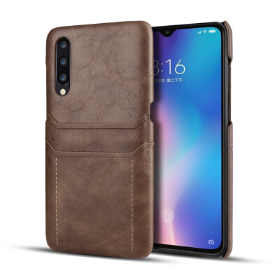 

PU Leather Phone Case for Xiaomi Mi 9 Mobile Phone Back Cover Case Protective Shell