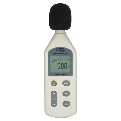 

SMART SENSOR High Accuracy LCD Digital Sound Level Meter Noise Measuring Instrument Decibel Monitoring Tester 30-130dBA