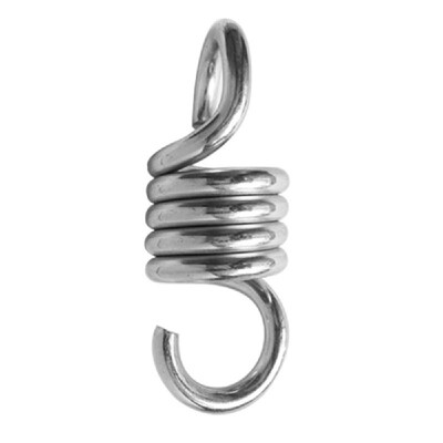 

2Pcs Sturdy Steel Extension Spring 660LB Weight Capacity for Hammock Chair Hanging Porch Suspension Hooks Garden Swing Punch Bag