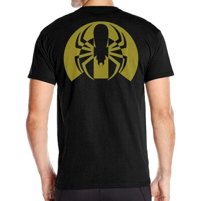 

Fantastic Auto Mopar With Spider Short T Shirt Mens Back Graphic
