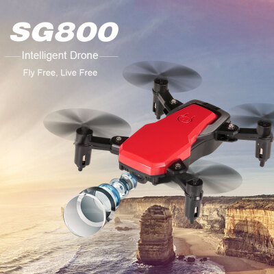 

SG800 Mini 24G Foldable RC Drone Altitude Hold One Key Return Headless Mode RC Quadcopter for Training Christmas Gift