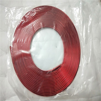 

8M Car Chrom Red Exterior Rim For Toyota BMW Hyundai Honda Dodge DIY Grill Headlight Sticker Wheel Hub Protector Motorcycle Decal