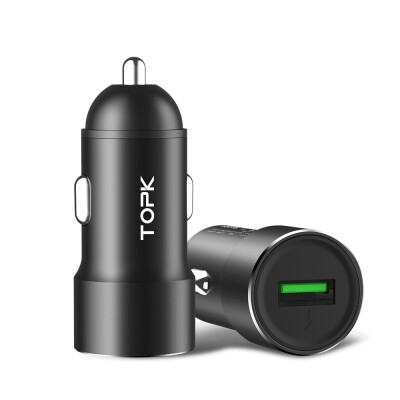 

TOPK USB Car Charger Quick Charge 30 Mobile Phone Charger Fast QC30 Car-Charger for Samsung Xiaomi Huawei Adapter in Car